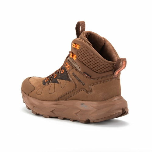 ROCKROOSTER Farmington Men's Waterproof Hiking Boots, Brown, 6 Inch