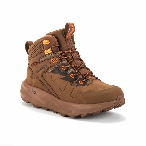 ROCKROOSTER Farmington Men's Waterproof Hiking Boots, Brown, 6 Inch