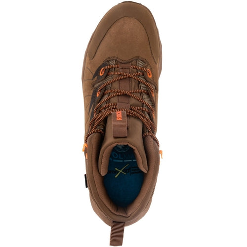ROCKROOSTER Farmington Men's Waterproof Hiking Boots, Brown, 6 Inch