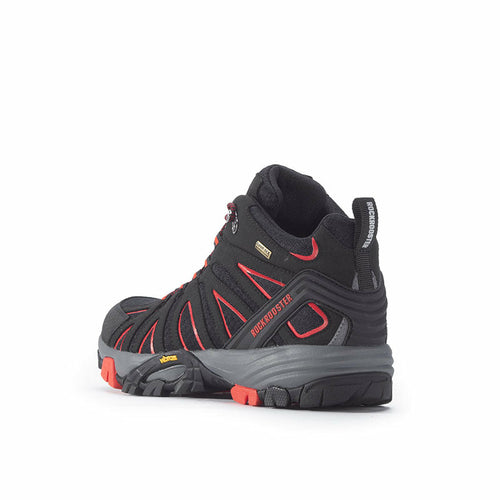 ROCKROOSTER Bedrock Men's Waterproof Hiking Boots, Black, 6 Inch