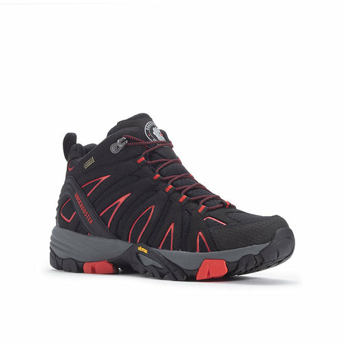 ROCKROOSTER Bedrock Men's Waterproof Hiking Boots, Black, 6 Inch