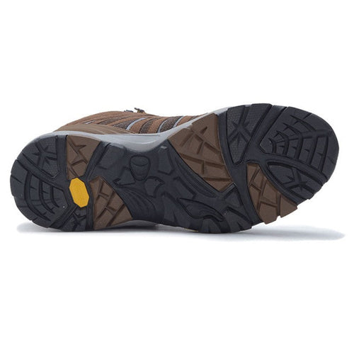 ROCKROOSTER Bedrock Men's Waterproof Hiking Boots, Brown, 6 Inch, Vibram Sole