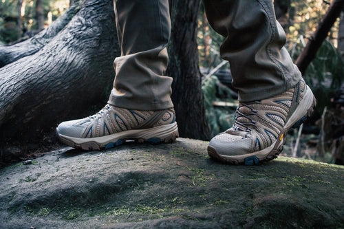 ROCKROOSTER Bedrock Men's Waterproof Hiking Boots, Sand, 6 Inch