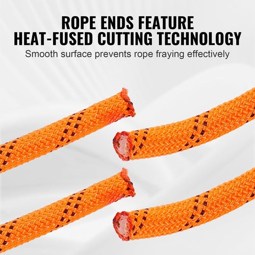 VEVOR Arborist Tree Climbing Rope Double Braid Polyester 1/2"/1.3 cm x